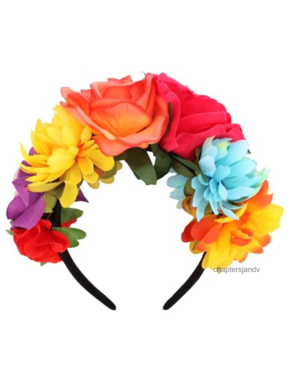 Floral Headband Mexican Day of the Dead Costume Hair Accessory